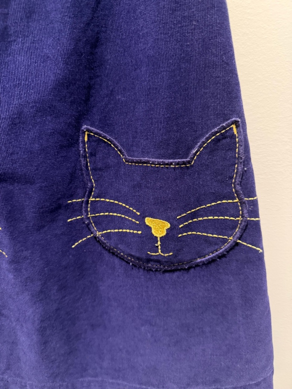 Mini Boden Corduroy Cat Jumper Dress - Picture 4 of 5